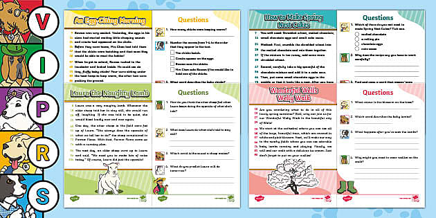 KS1 60-Second Reads: Spring Activity Pack (teacher Made)