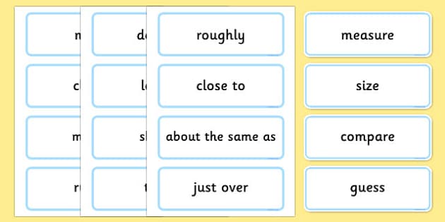 FREE! - Maths Measures Shape And Space Word Cards - Twinkl