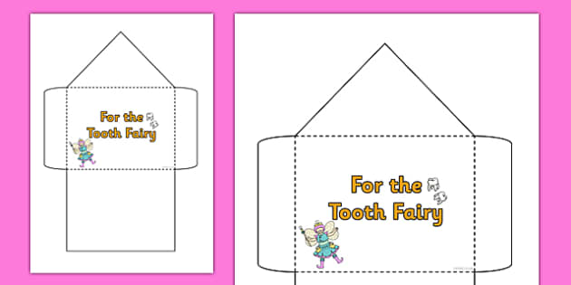  Template Free Miniature Free Printable Tooth Fairy Letter And Envelope 