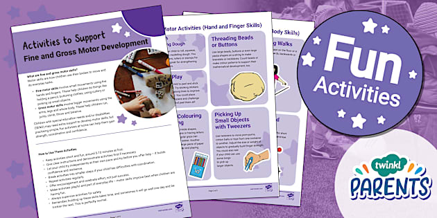 SEND: Activities to Support Fine and Gross Motor Development