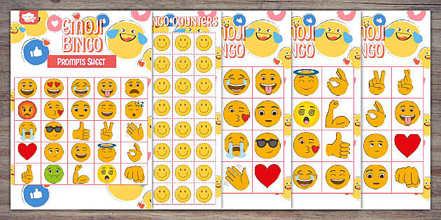 😊 Emoji Bingo Game Printable | Twinkl Party - Twinkl