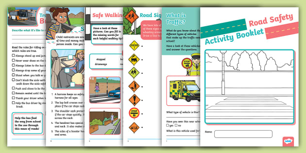 Road Safety Activity Booklet (Year 3-4) (teacher made)