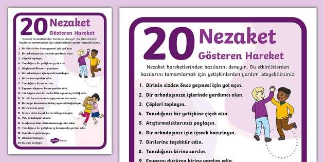 Nezaket Gösteren 20 Hareket Poster Professor Feito