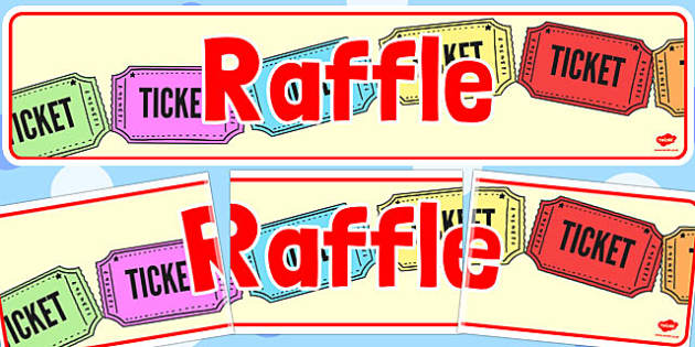 Raffle Banner (teacher made) - Twinkl