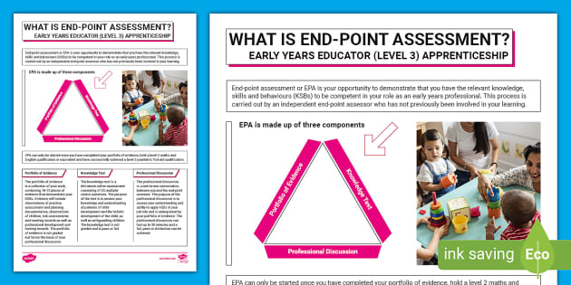 End-Point Assessment? - Early Years (Level 3) Apprenticeship