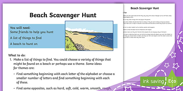 Google Docs Scavenger Hunt by Super Teacher Lady