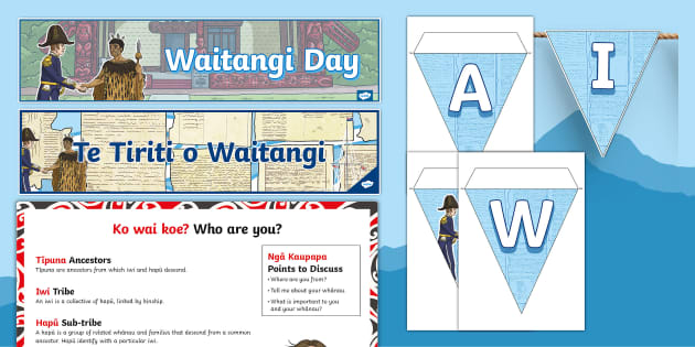 Waitangi Day Display Pack -Teaching Resources / Decorations