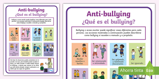 Bullying Cartel Para Ni Os Teacher Made Twinkl   Sa Es 1679962897 Cartel Que Es El Bullying Ver 1 