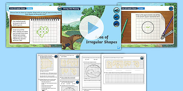 👉 White Rose Maths Compatible Year 5 Area of Irregular Shapes
