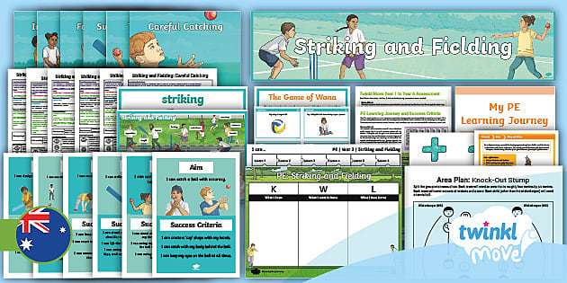 Move PE Year 3 Striking and Fielding: Fundamentals Unit Pack