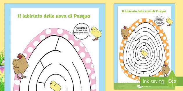 PASQUA libro d'attività, giochi e disegni da colorare per bambini da 4 a 8  anni: Trova le differenze, Unisci i coniglietti uguali, labirinti, colora l  (Paperback)