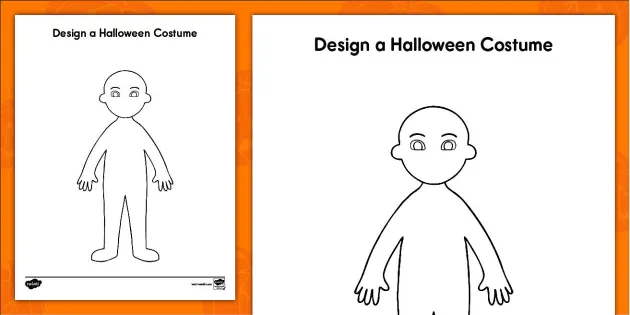 Design a Halloween Costume Activity (teacher made) - Twinkl