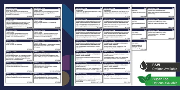 CfE Third Level Benchmark Stickers For English And Literacy