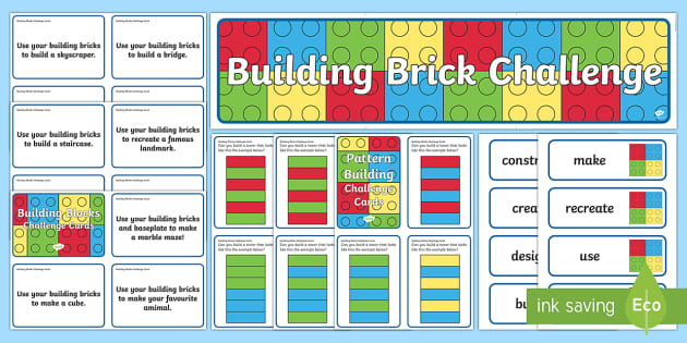 Digital Building Bricks Valentine's Day Build and Count Challenge