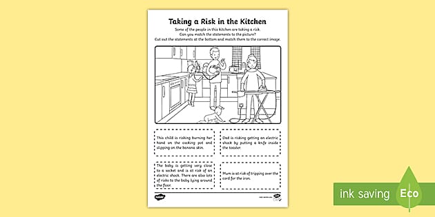 Cfe P 381 Taking A Risk In The Kitchen Activity Sheet English Ver 1 