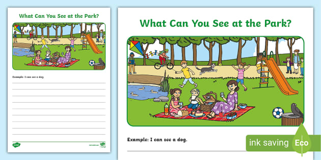 What Can You See at the Park? Description Writing