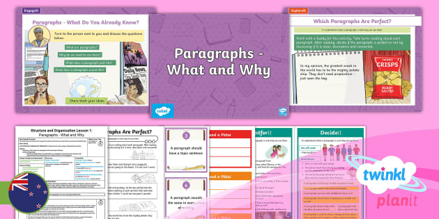 Level 3 Writing Structure Lesson 1: Paragraphs - What and Why