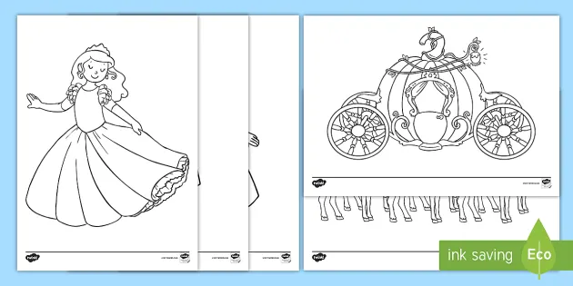 103 Cinderella Coloring Pages Super Coloring  Latest Free
