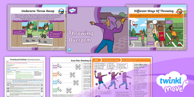 👉 Throwing Underarm Year 2 | PE Throwing and Catching Lesson 3