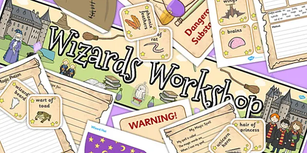 Pack　Witches　Play　Wizard　Workshop　(teacher　and　Role　made)