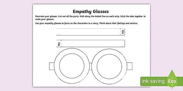 Empathy Glasses - Primary English - Reading - Writing