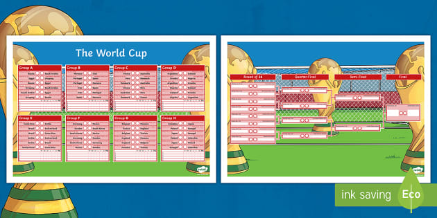 World Cup Wall Chart (Hecho por educadores) - Twinkl