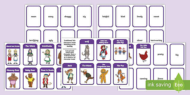 traditional-tale-character-traits-matching-cards-activity-activity