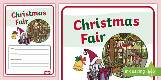 Christmas Fair Editable Price Tags