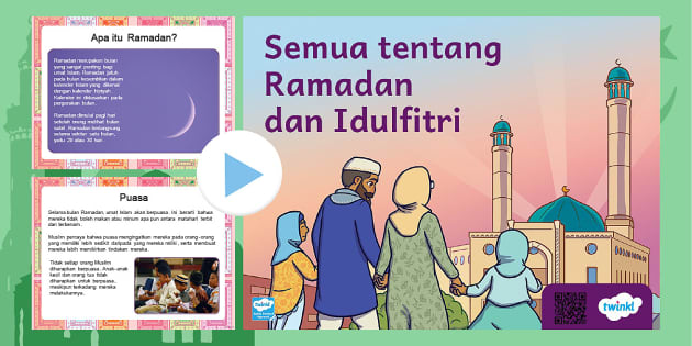 PowerPoints Semua tentang Hari Raya Idul Fitri - Twinkl