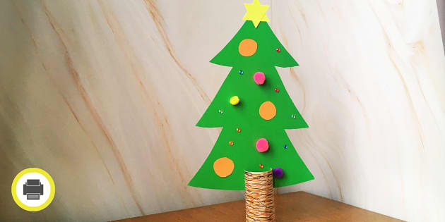 Boost Scissor Skills with Christmas Tree Crafts