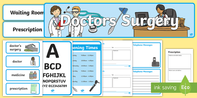 Doctors' Surgery Role Play Pack (Teacher Made)