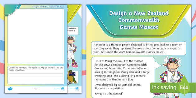 Design Commonwealth Games Mascots Activity | Twinkl - Twinkl