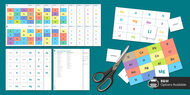 Periodic Table Bingo | Chemistry Games | Beyond Science