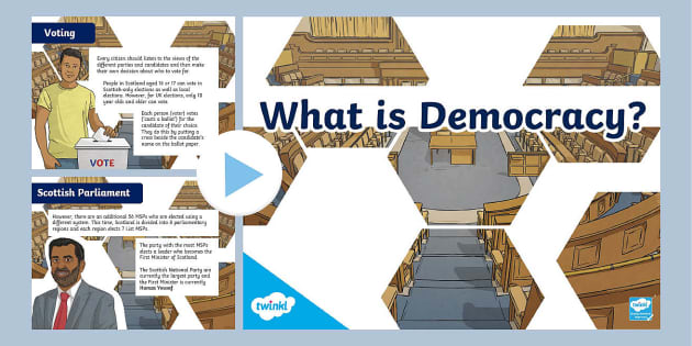 What Is Democracy? PowerPoint (teacher Made) - Twinkl