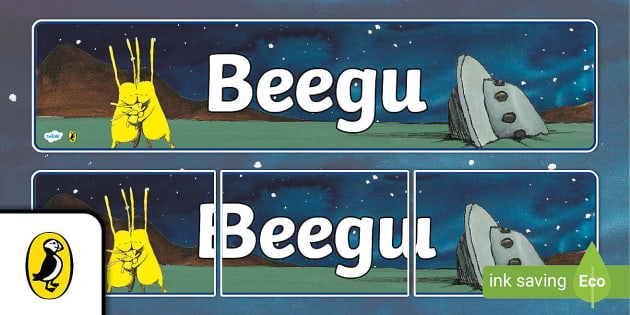 FREE! - Beegu Display Banner | Puffin Books | Twinkl Resources