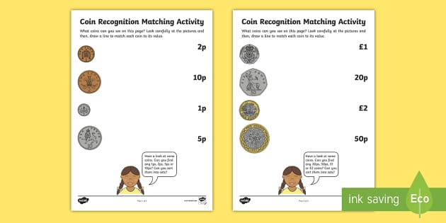 coin-recognition-matching-worksheets-teacher-made-twinkl