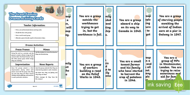 The Great Famine (Drama Activities) - Twinkl