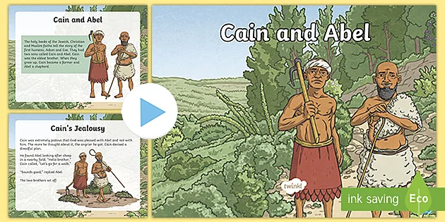 KS2 Cain and Abel PowerPoint (teacher made) - Twinkl