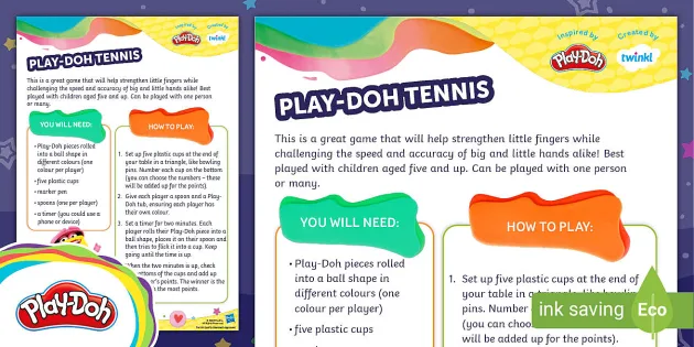 FREE! - Play-Doh Game: Great Minds Think Alike - Twinkl