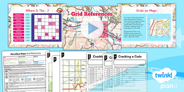 TP2 G 049 PlanIt Geography Year 5 Marvellous Maps Lesson 4 Grid References Lesson Pack Ver 5 