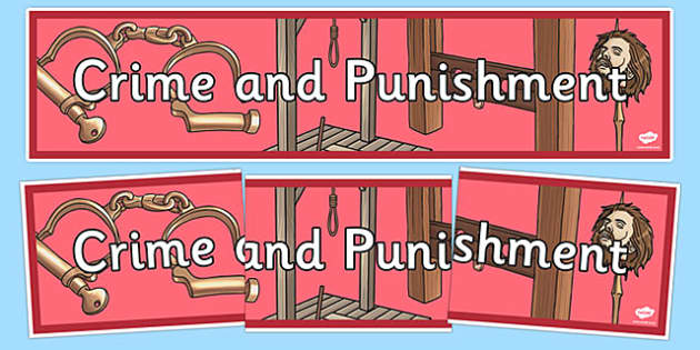 Crime And Punishment Display Banner (profesor Hizo) - Twinkl