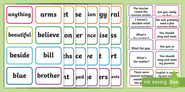 Fry Sight Words Sentence Cards 501-600
