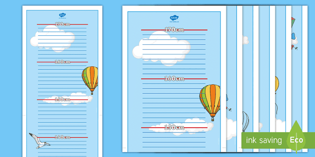 Hill Station theme Kids Growth scale