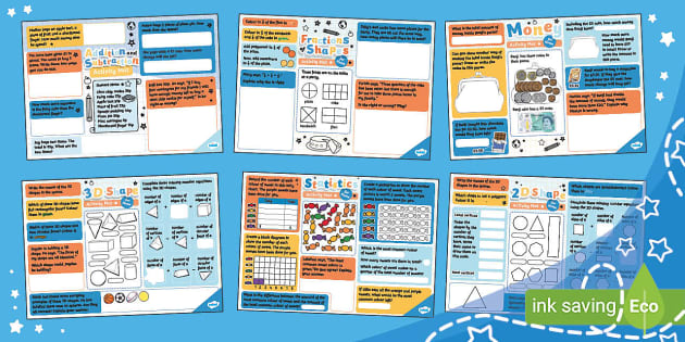 Maths Activity Mat Pack (Ages 5 - 7) (teacher made) - Twinkl