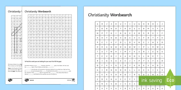 christianity differentiated word search teacher made