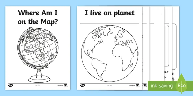 Where Am I On A Map Free! - Where Am I On The Map? Geography Ks1 (Teacher Made)