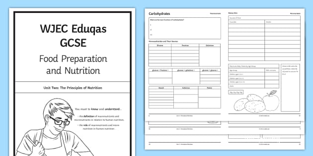 gcse food and nutrition coursework examples