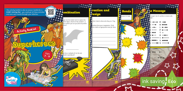 Superheroes Activity Booklet (Ages 7 To 9) (teacher Made)