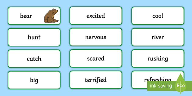 Bear Hunt Picture Cards
