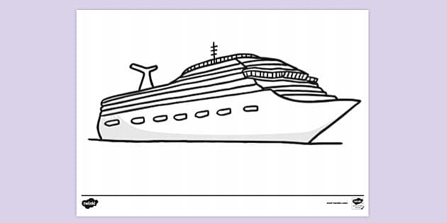 Boats and Ships coloring pages » Free & Printable » Boat coloring